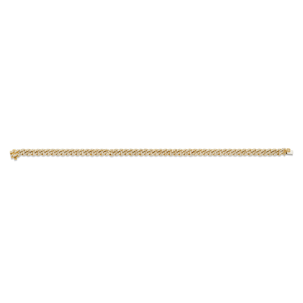 4mm Pave Link Bracelet