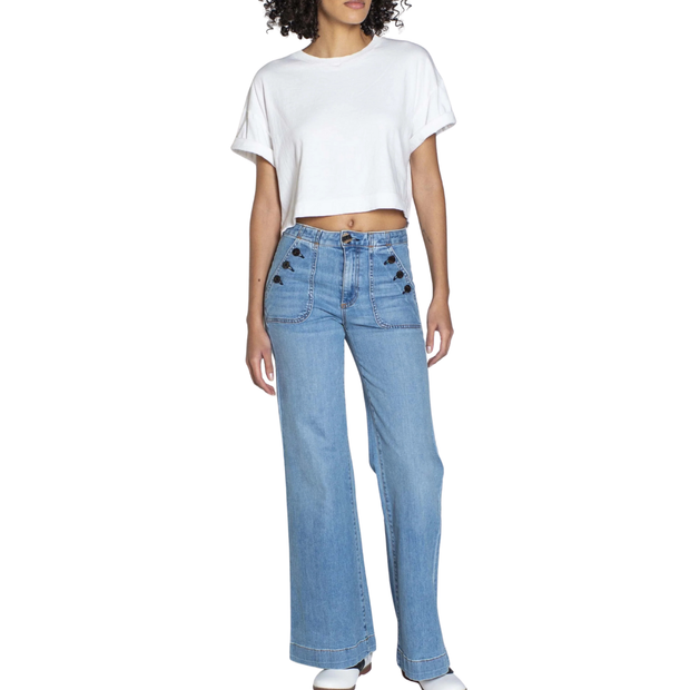 IVORY CUFF TEE