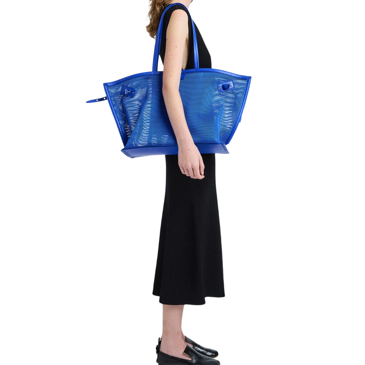 Cobalt Days Mesh Tote