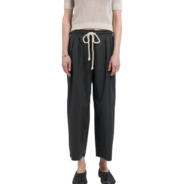 Sateen Drawstring Pant