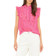 Fuchsia Melon Brenna Top