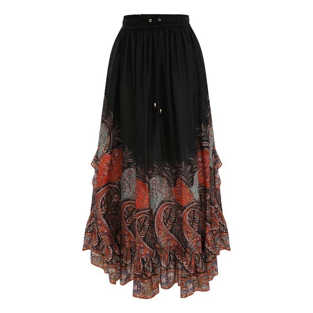 Rhiannon Ruffle Maxi Skirt