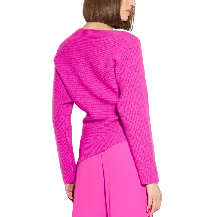 CASHMERE ASYMMETRIC SWEATER
