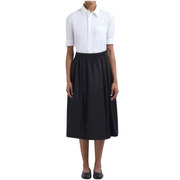 Water Repellent Midi Skirt