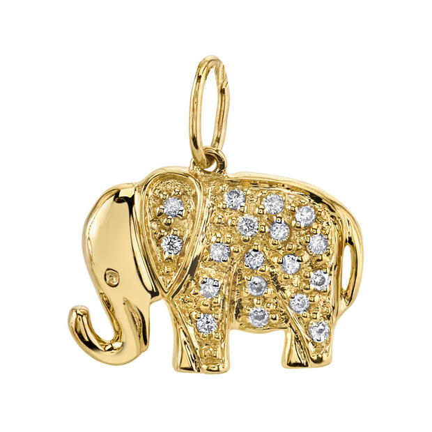Small Elephant Charm
