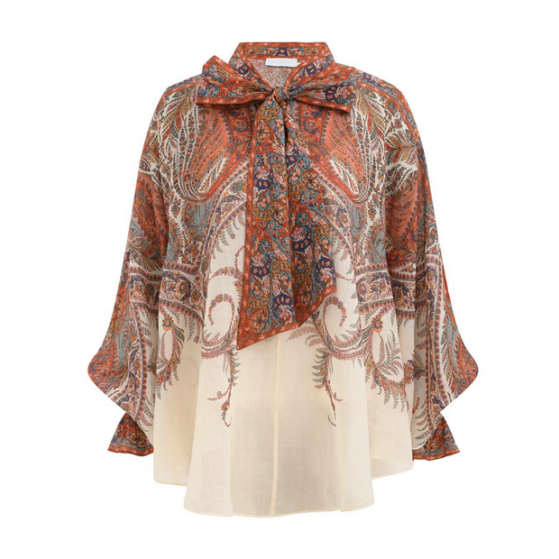 Rhiannon Tie Neck Blouse