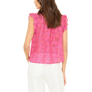 Fuchsia Melon Brenna Top