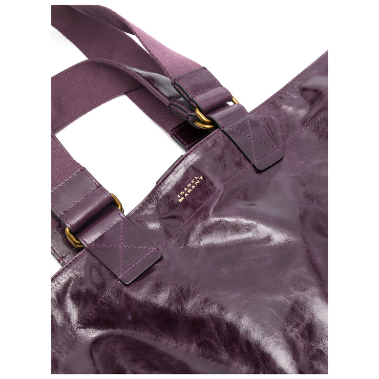 Dark Plum Wardy Tote