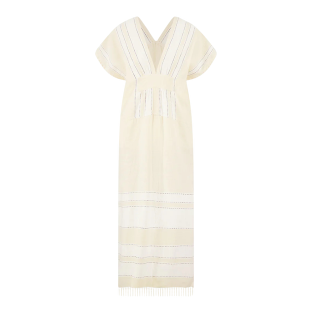Gasira Caftan in Bebre Cream