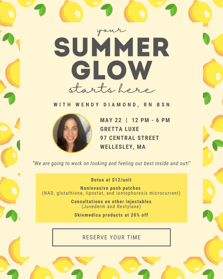 Summer Glow with Wendy Diamond, RN BSN