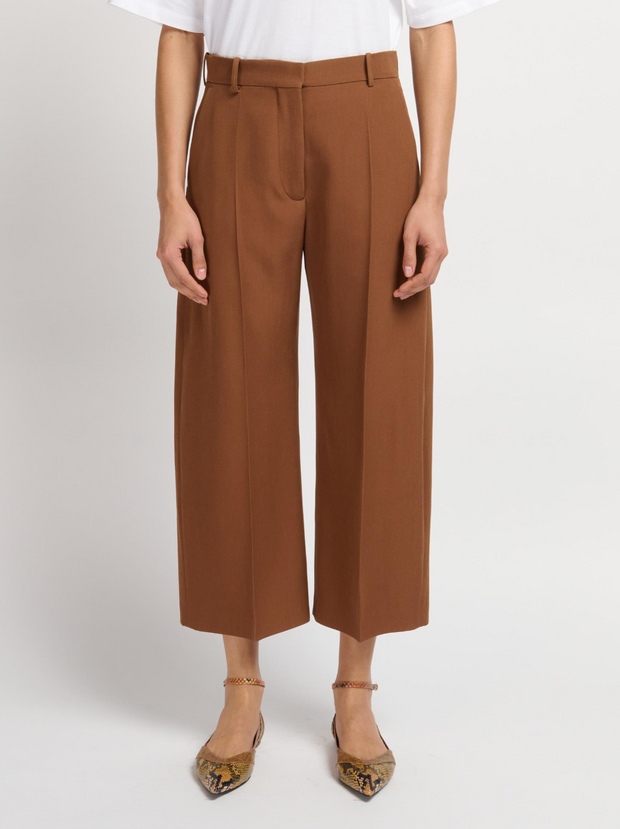 Cropped Wool Pant