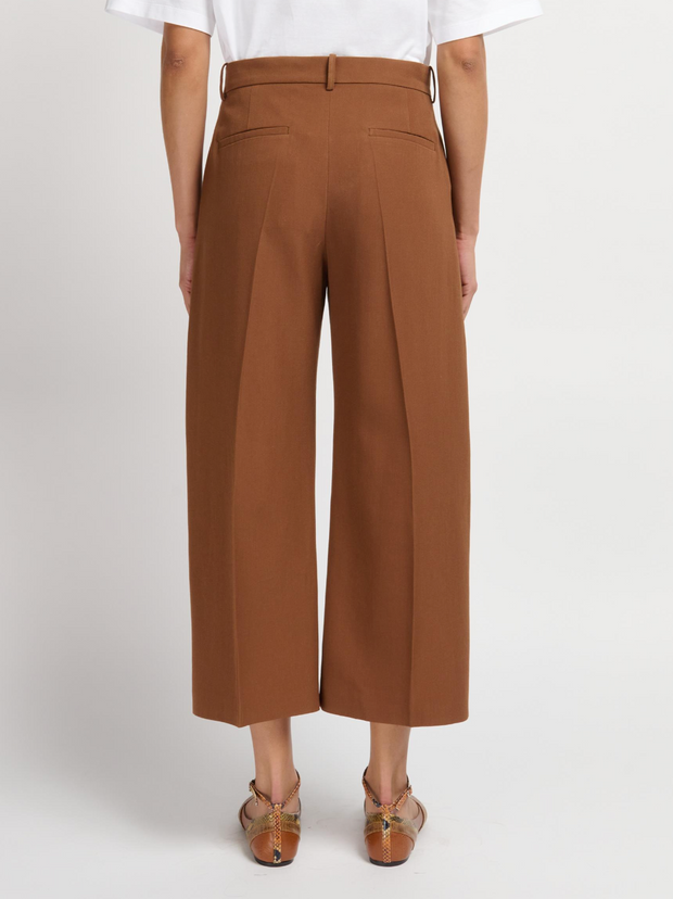 Cropped Wool Pant