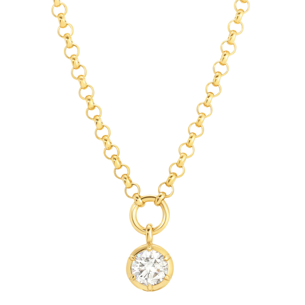 Round Rosette Necklace
