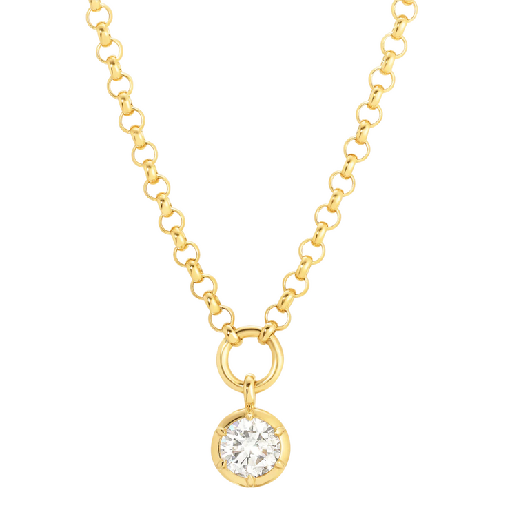 Round Rosette Necklace
