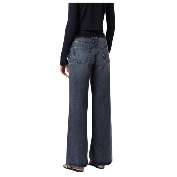 Re-Worked Eva Double Waistband Jean