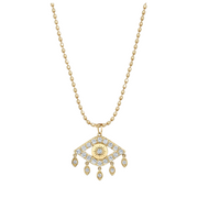 Marquise Drop Evil Eye Necklace