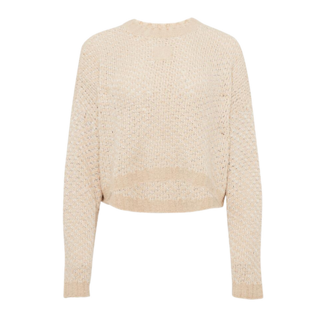 CROPPED OPEN STITCH JUMPER