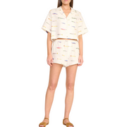 Daya Linen Pop Top