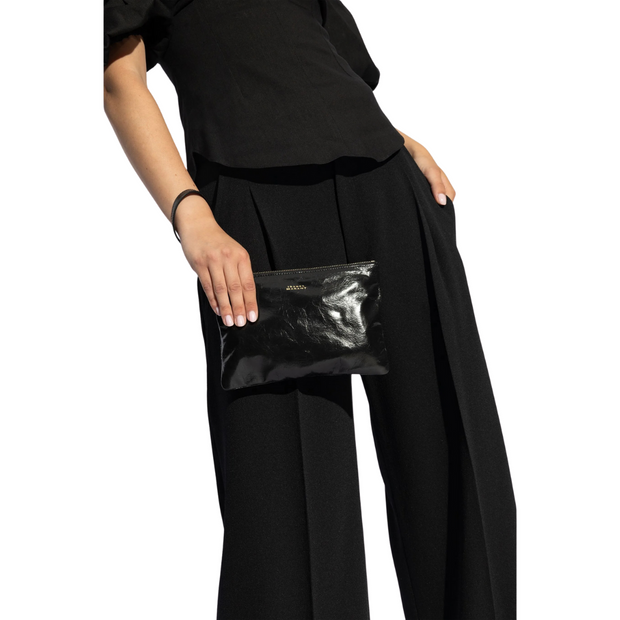 Black Mino Wristlet