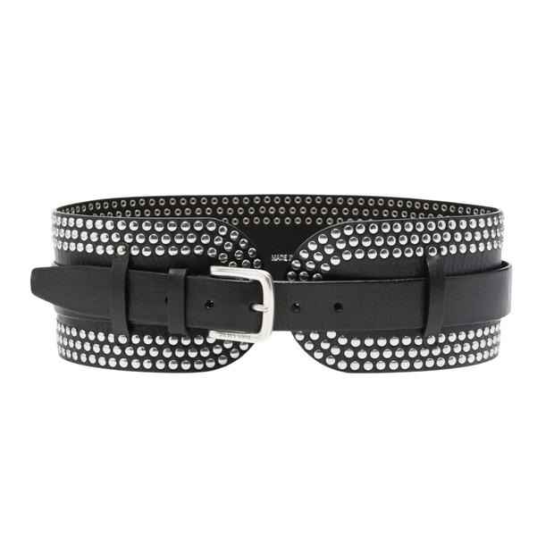 Micro Studded Sash Belt