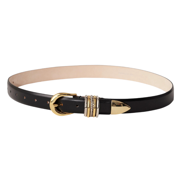Black Hollyhock Jewel Belt