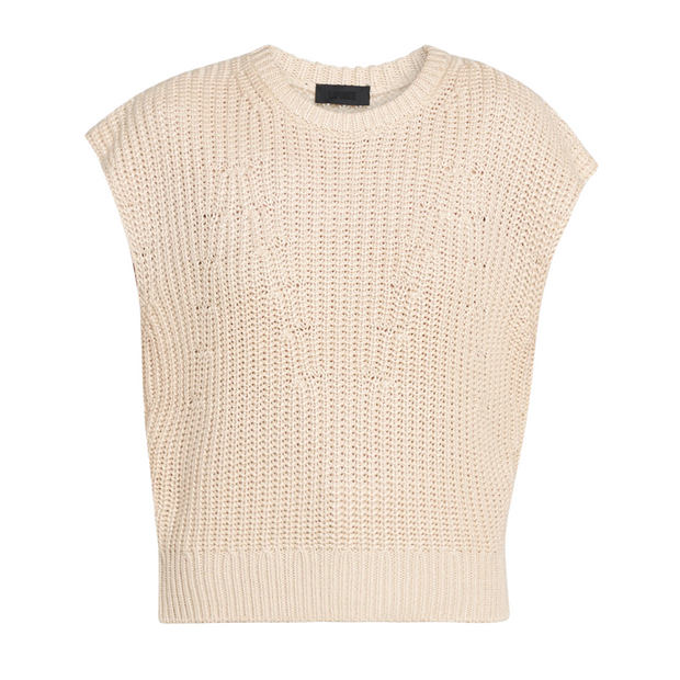 Silk Yarn Sweater Vest