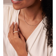 Marquise Eye Station Tennis Necklace