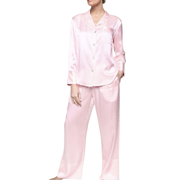 Pink Silk PJ Set