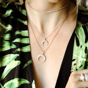 Mini Crescent Necklace