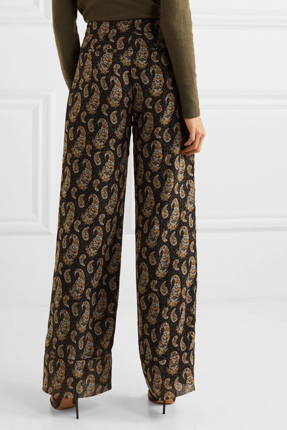 Bani Paisley Silk Wide Leg Pant – Gretta & Co.