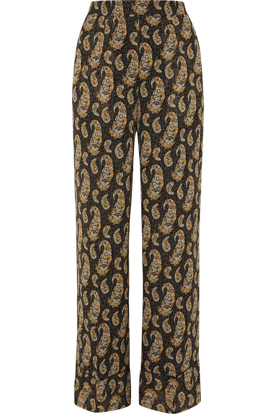 パンツ Prada Wide-Leg Paisley Print Twill Trousers Prada Gradient Twill Palazzo Pants | Green | FARFETCH