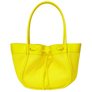 Raffia Ruched Tote