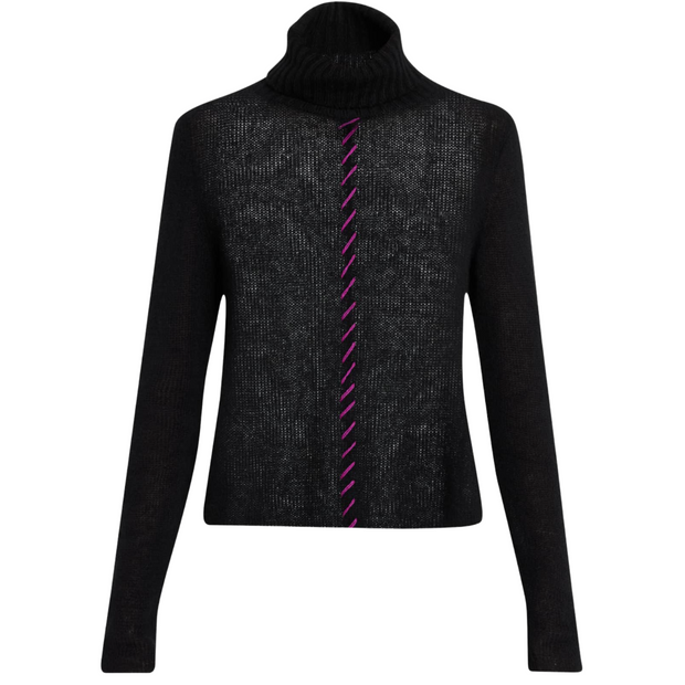 Nimbus Whipstitch Mock Turtleneck