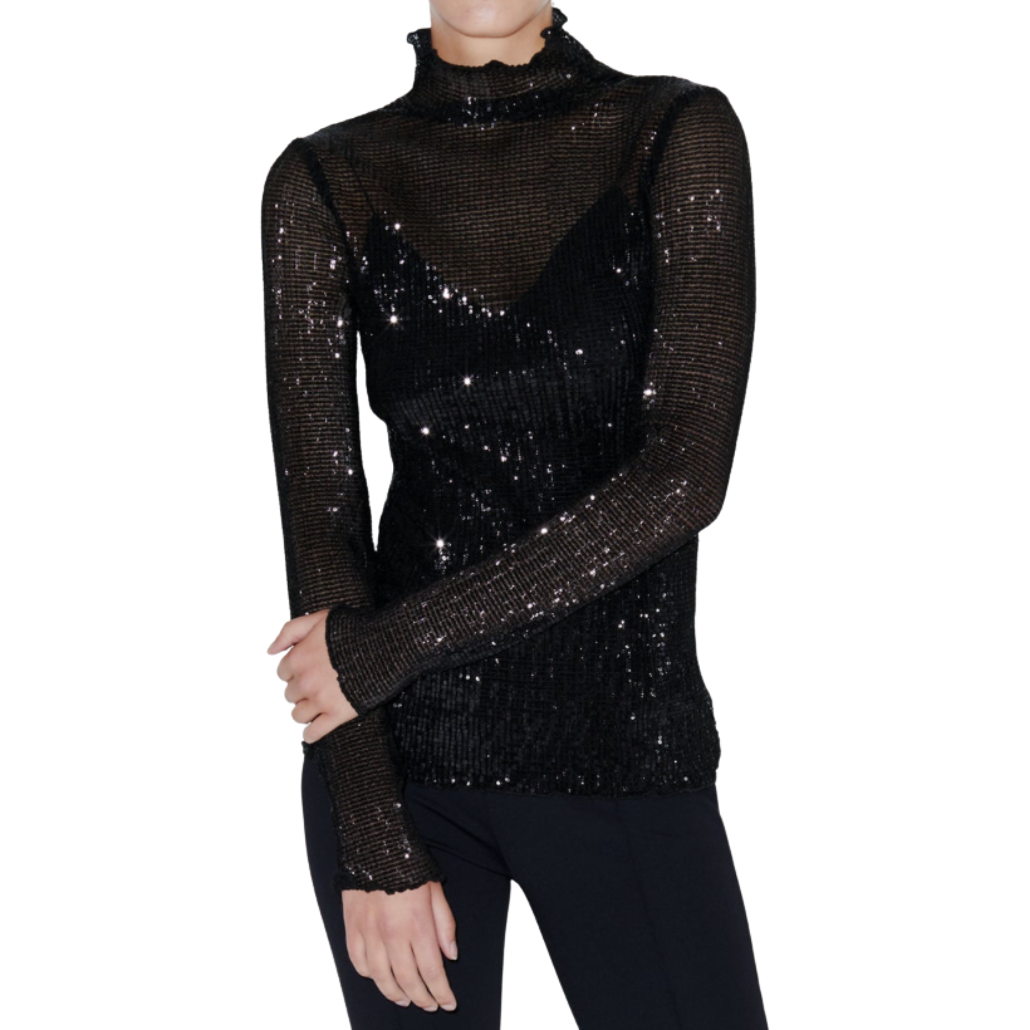 定価10万以上 ROSETTA GETTY 黒スカーフ ブラウス 0 - メルカリ
