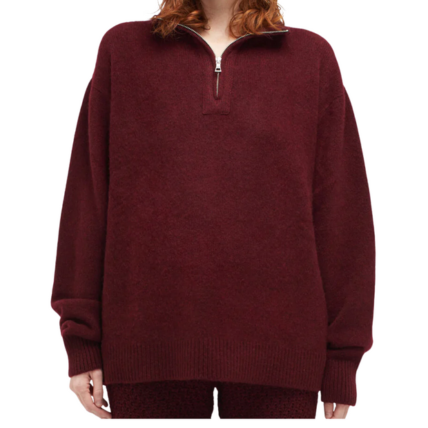 Relaxed Half Zip