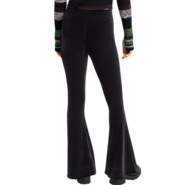 Velvet Jersey Flare Pant