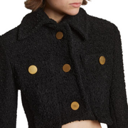 Terry Tweed Crop Jacket
