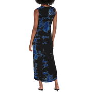 Black Indigo Column Dress