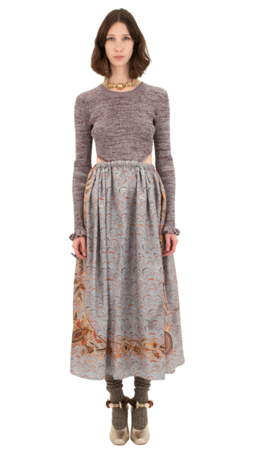 Marcellina Open Back Midi Dress