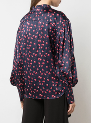 Printed Buttoned Blouse