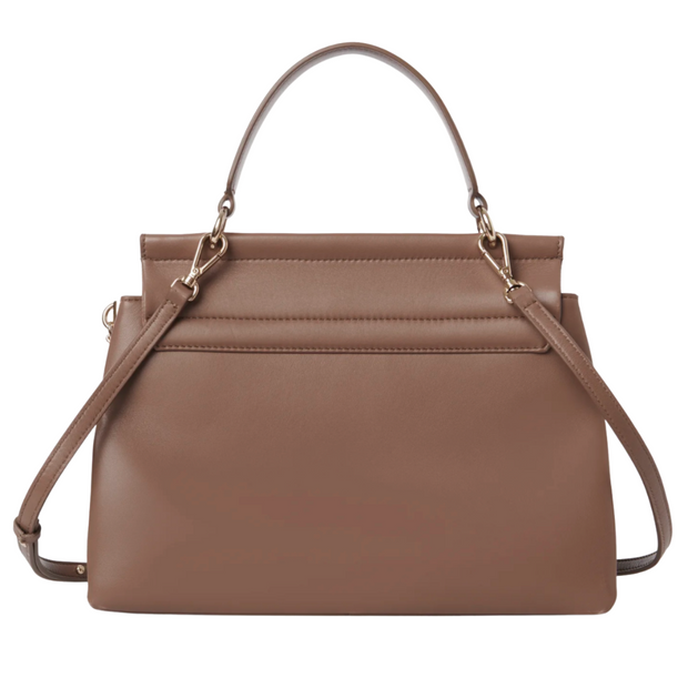 Taupe Top Handle Faye Handbag