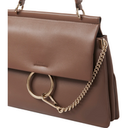 Taupe Top Handle Faye Handbag